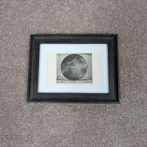 Dark Brown Wooden Matted Picture Frame! 🌝